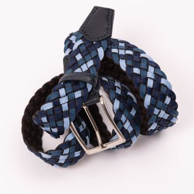 Cintura uomo con nastro intrecciato